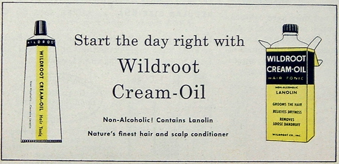 Details about   Vintage Matchbook wildroot with oil hair tonic Grooms the hair full unstruck 