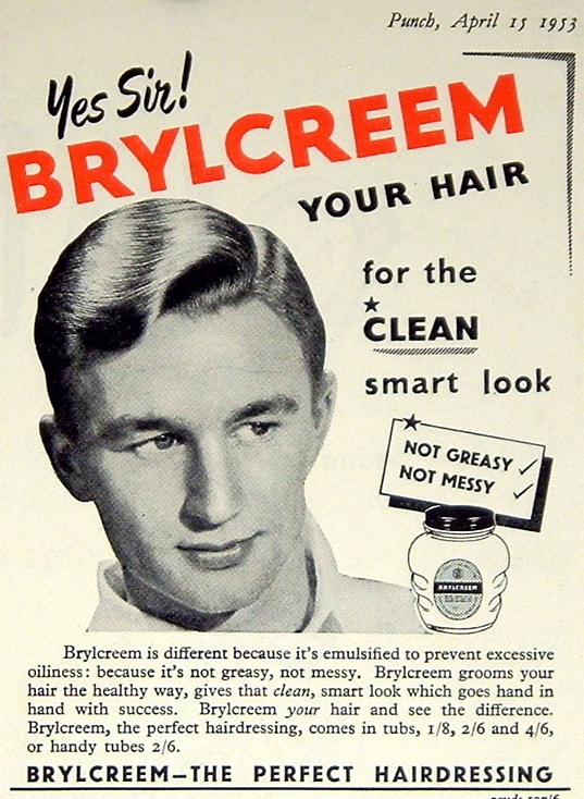 Vintage hair groom advert