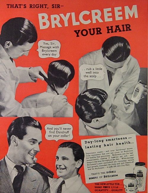 Vintage grooming ads