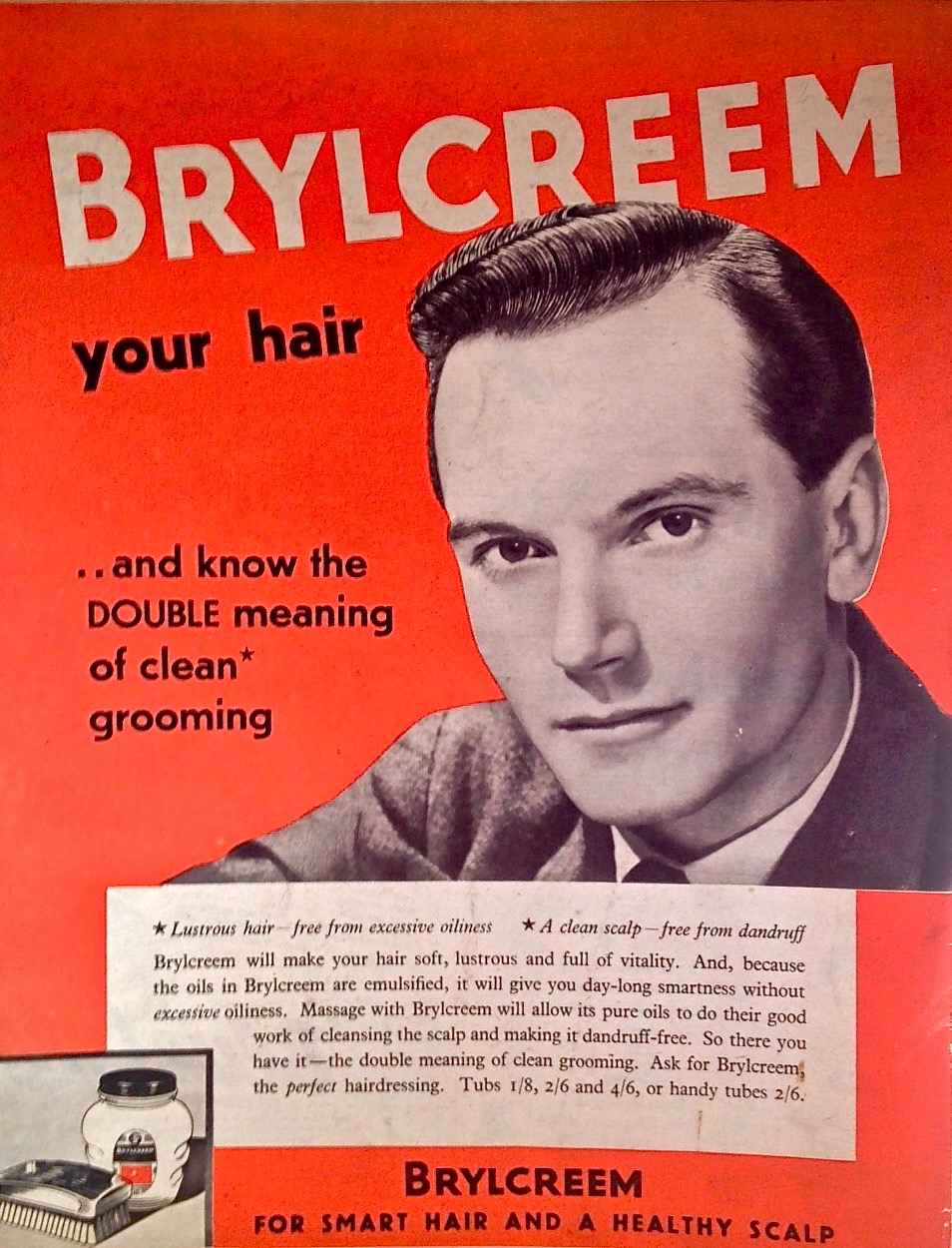 Vintage grooming ads