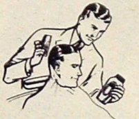 Vintage hair groom